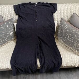 {Free People Beach} Oversized Wide Leg Jumpsuit